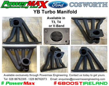 Ford Cosworth YB 2WD 4WD Top Mount Manifold